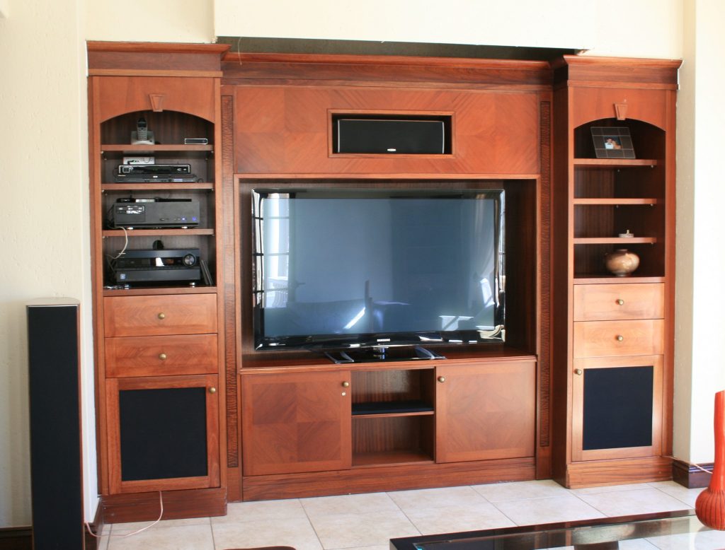 Entertainment unit in Pink Beech Wood