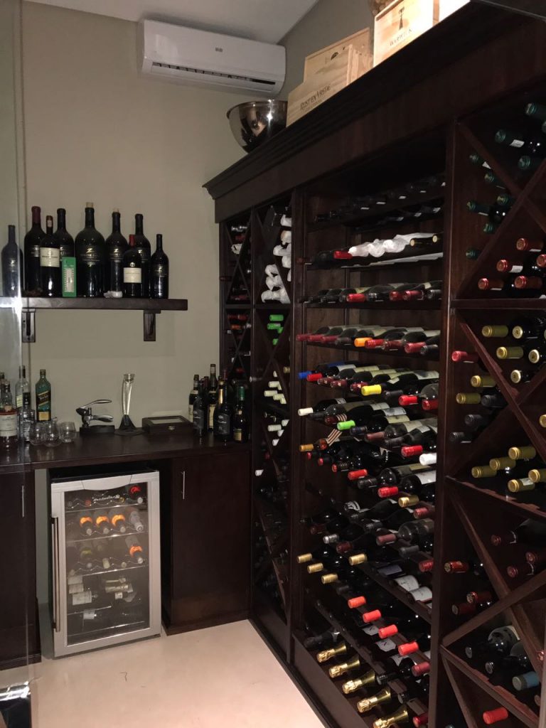 Mahogany Wine Rack