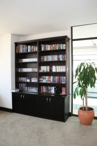 Home Study with Mahogany Bookcase