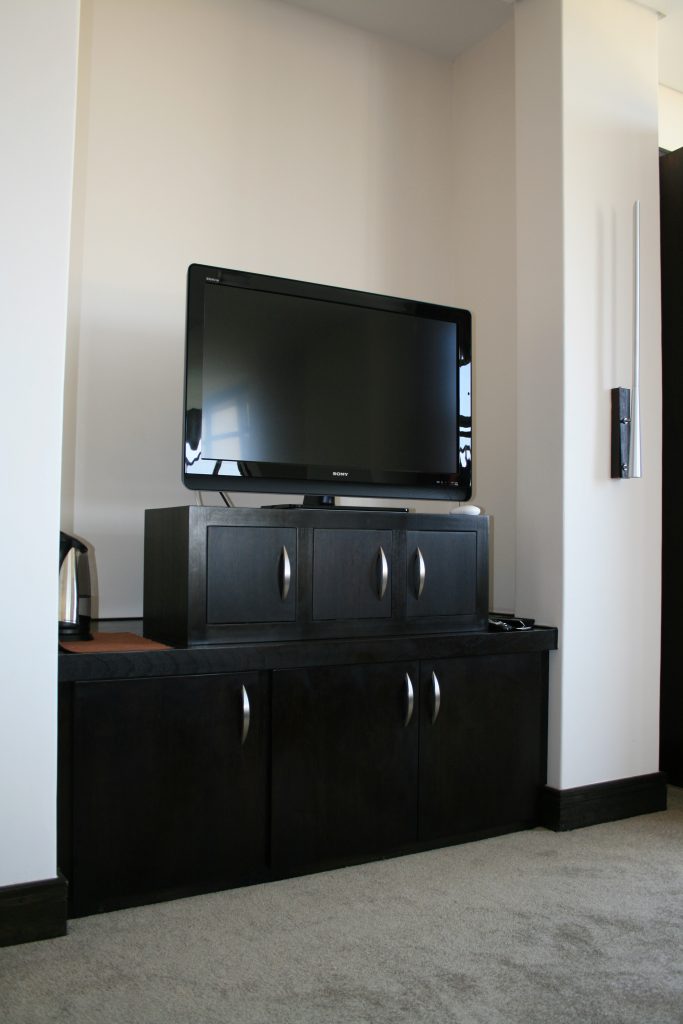 TV cabinet dark Mahogany