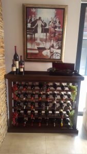 Solid Mahogany Wood Wine Rack